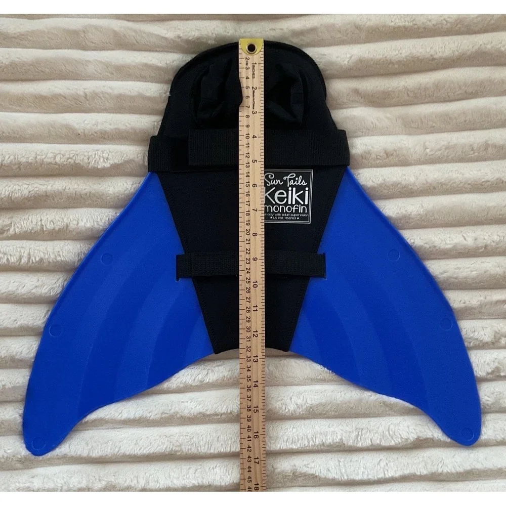 Sun Tails Keiki Monofin Blue Mermaid Swim Fin Kids Youth Adjustable Straps